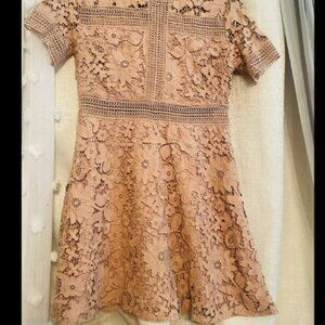 Chicwish Blush lace dress
